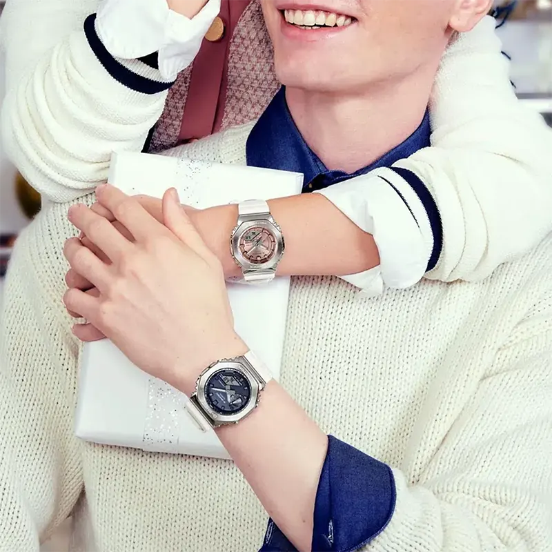 Casio G-Shock 2100 Series Dark Grey Dial Men's Watch- GM-2100WS-7A